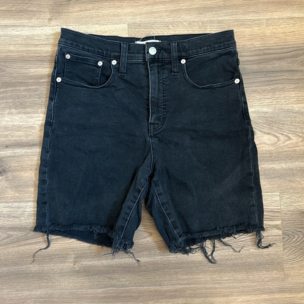 Maxwell high rise mid-length shorts